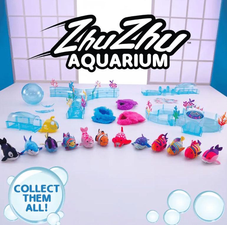 Zhu Zhu Pets Aquarium Bubble Ball And Surfboard - Marah Kids