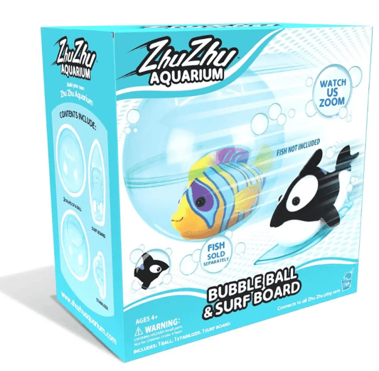Zhu Zhu Pets Aquarium Bubble Ball And Surfboard - Marah Kids