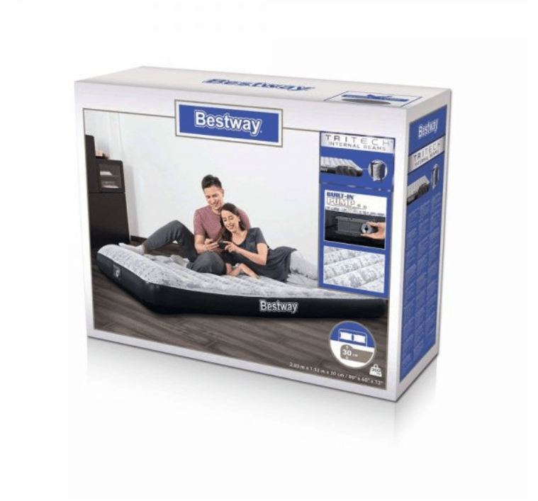 BESTWAY Airbed Queen B.I.Ac Pump 203X152X30 - Marah Kids