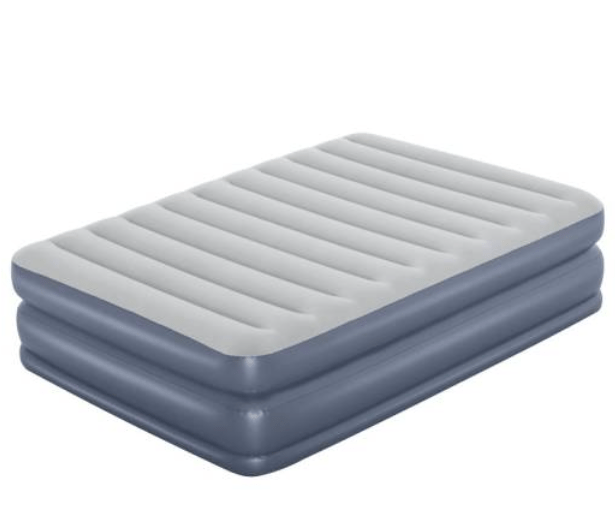 Bestway Tritech QuadComfort Air Mattress Queen with Built - in AC Pump and Antimicrobial Coating 2.03 m x 1.52 m x 51 cm - Marah Kids