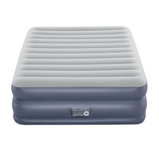 Bestway Tritech QuadComfort Air Mattress Queen with Built - in AC Pump and Antimicrobial Coating 2.03 m x 1.52 m x 51 cm - Marah Kids