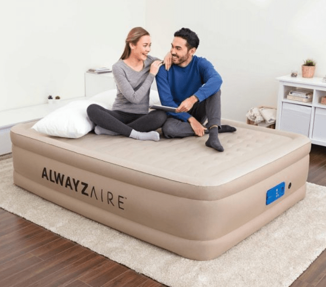 AlwayzAire Fortech Airbed Queen Built - in Comfort Pump - Marah Kids
