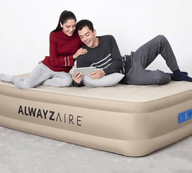 AlwayzAire Fortech Airbed Queen Built - in Comfort Pump - Marah Kids