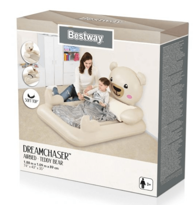 BESTWAY Airbed Teddy Bear 188X109X89 - Marah Kids