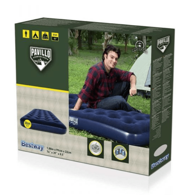 BESTWAY Airbed Outdoo Std Twin 188X99X22 - Marah Kids