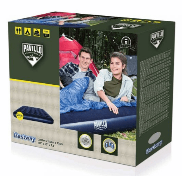 BESTWAY Airbed Outdoor Std Queen 203X152X22 - Marah Kids