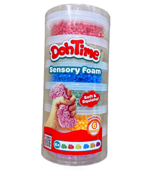 DOHTIME SENSORY FOAM 6COLORS PDQ12 WOC - Marah Kids