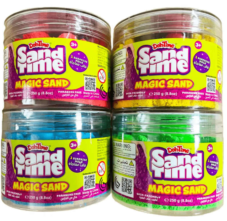 SANDTIME MAGIC SAND W/MOLD 250G PDQ12WOC - Marah Kids