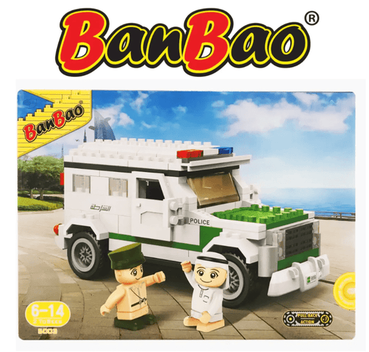 Banbao Arabic Police Car 230pcs UAE - Marah Kids