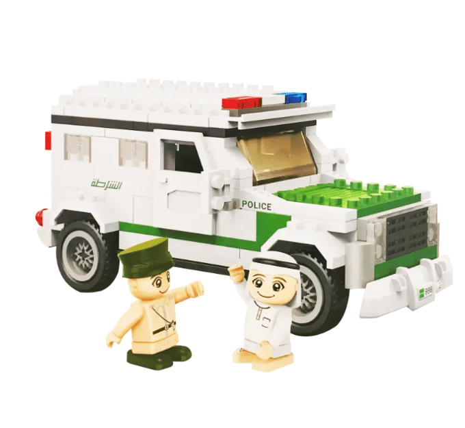 Banbao Arabic Police Car 230pcs UAE - Marah Kids