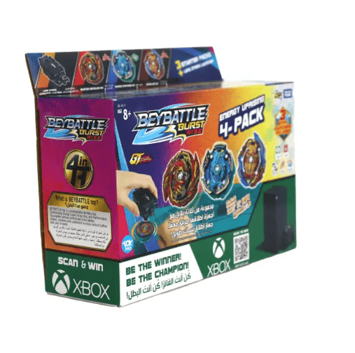 Takara Tomy - Beyblade - Beybattle Burst - Energy Uprising 4pack - D S5 - Marah Kids