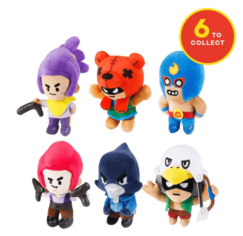 Brawl Stars Plush 6Inches CDU12 WOC - Marah Kids