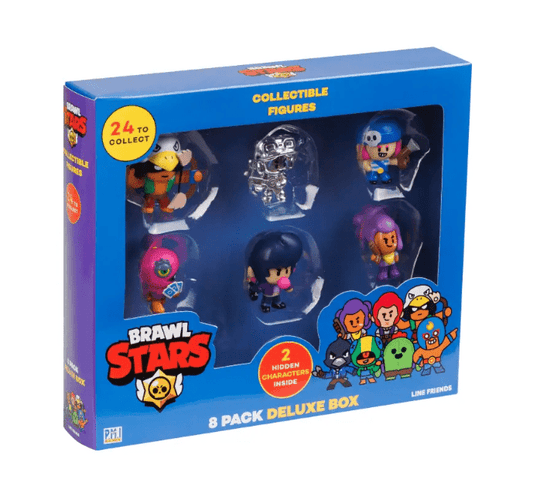 Brawl Stars Figure 8pack Deluxe Box 2Inches - Marah Kids