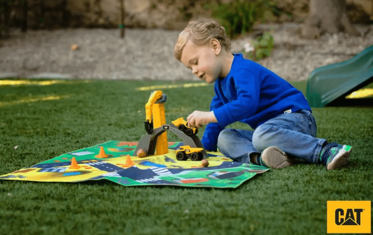 Cat Little Machine Construction Mat - Marah Kids