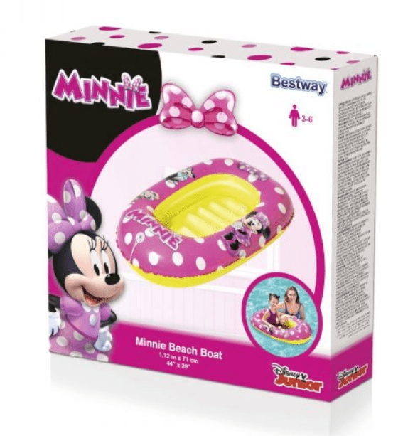 Bestway Minnie Beach Boat 112 X 71 - Marah Kids