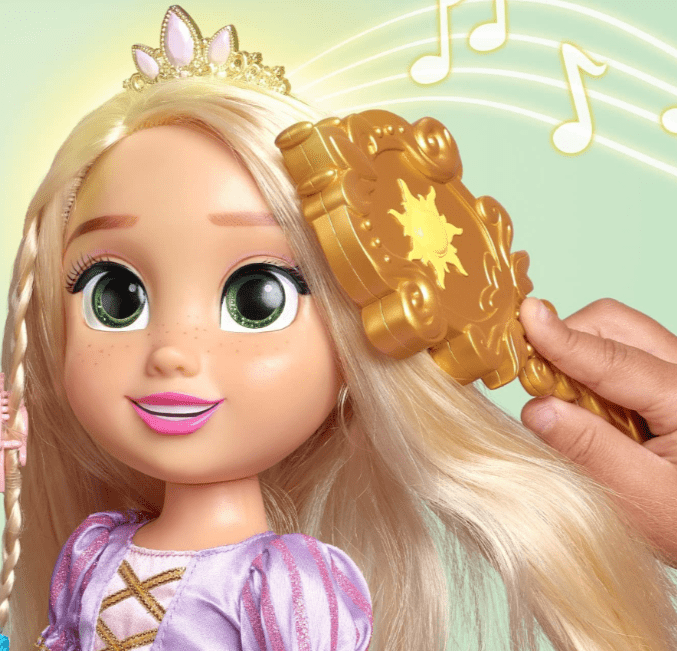 Disney Princess Rapunzel Hair Styling Animatronic 15 - Inch Doll - Marah Kids