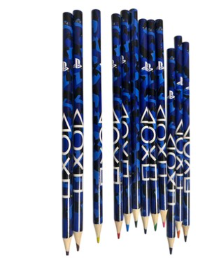 Sony Plastation Play In Camo Pen 12Pc Set