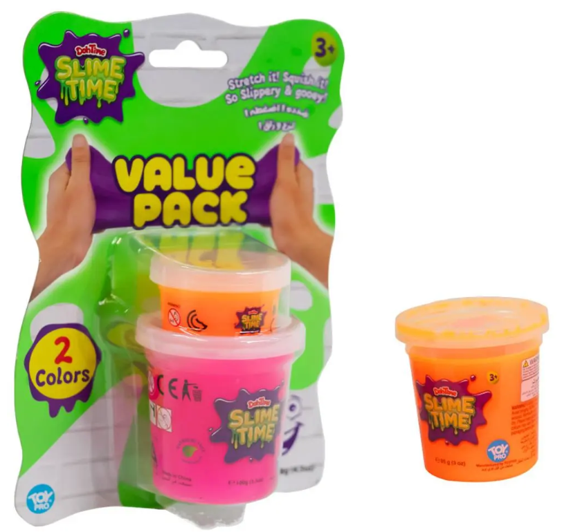 Slimetime Value Pack 1Oz & 3Oz Slime Can