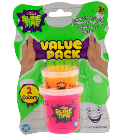 Slimetime Value Pack 1Oz & 3Oz Slime Can - Marah Kids
