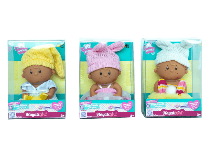Hayati Baby Amoura First Friends Doll 3Asst 5Inches - Marah Kids