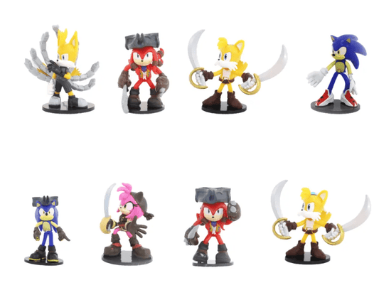 Sonic Figure Action 4Pack Window Box 3Inch 1Pc - Marah Kids