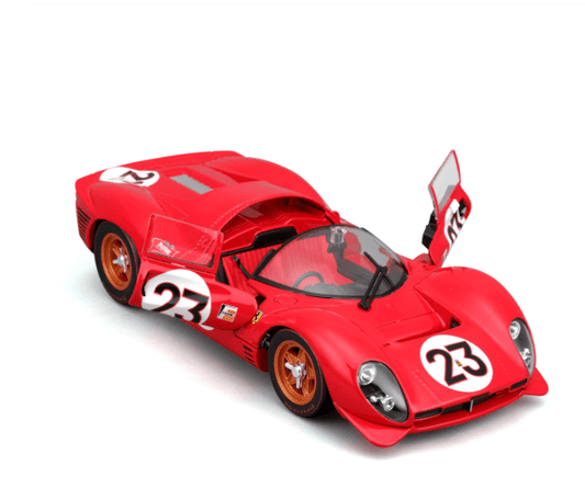 Bburago 1:24 Ferrari Racing Model Kit (Without Plastic Stand) - 330 P4 Daytona (1967) - Marah Kids
