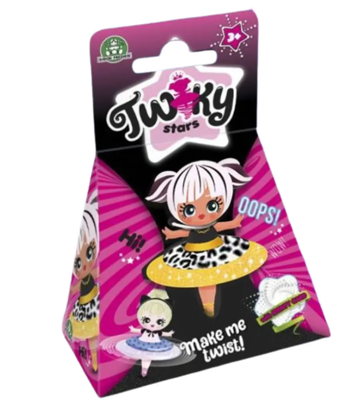 Twiky - Spinning Top 6Cm Cdu12 W1 Woc Assorted