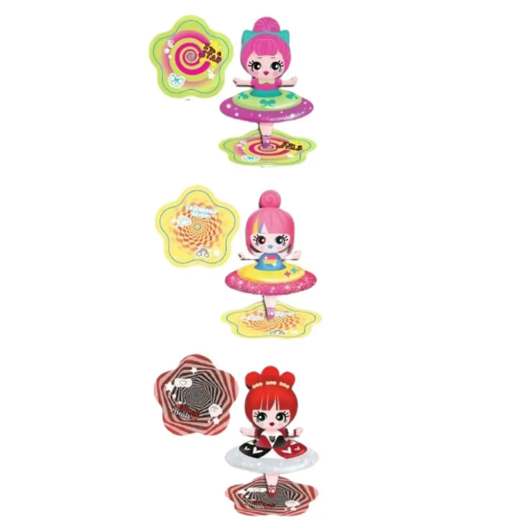 Twiky - Spinning Top 6Cm Cdu12 W1 Woc Assorted