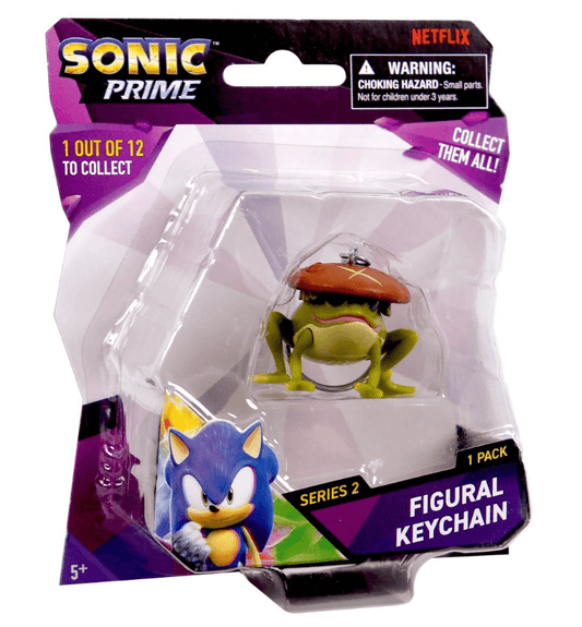 Sonic Figure Key Chain Blister Pack 2.5 - Inches 10Asst - Marah Kids