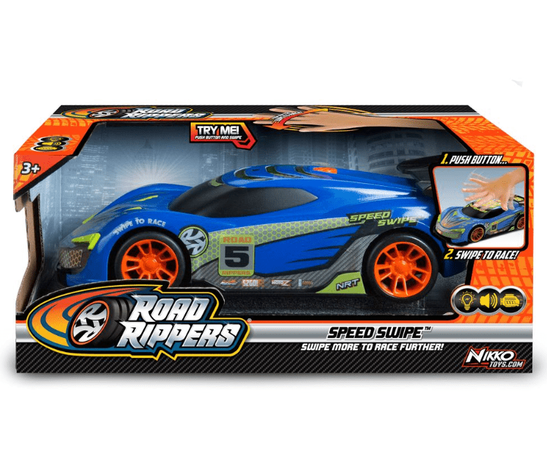 Road Ripper Lights and Sounds Speed Swipe Battery Operated - Assorted - Marah Kids