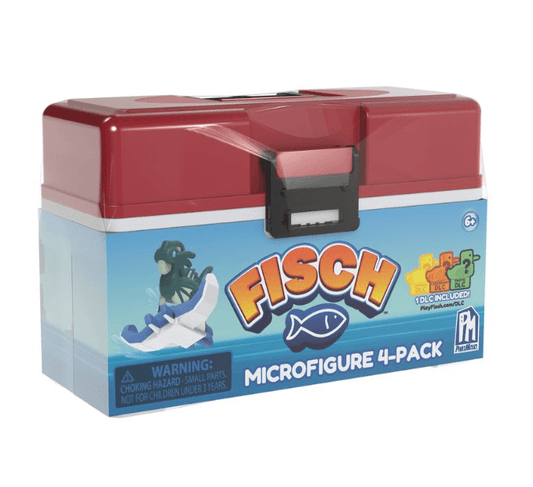 Fisch Collectible Micro - Figure 4 - in - 1 | Assorted Style & Color - Marah Kids