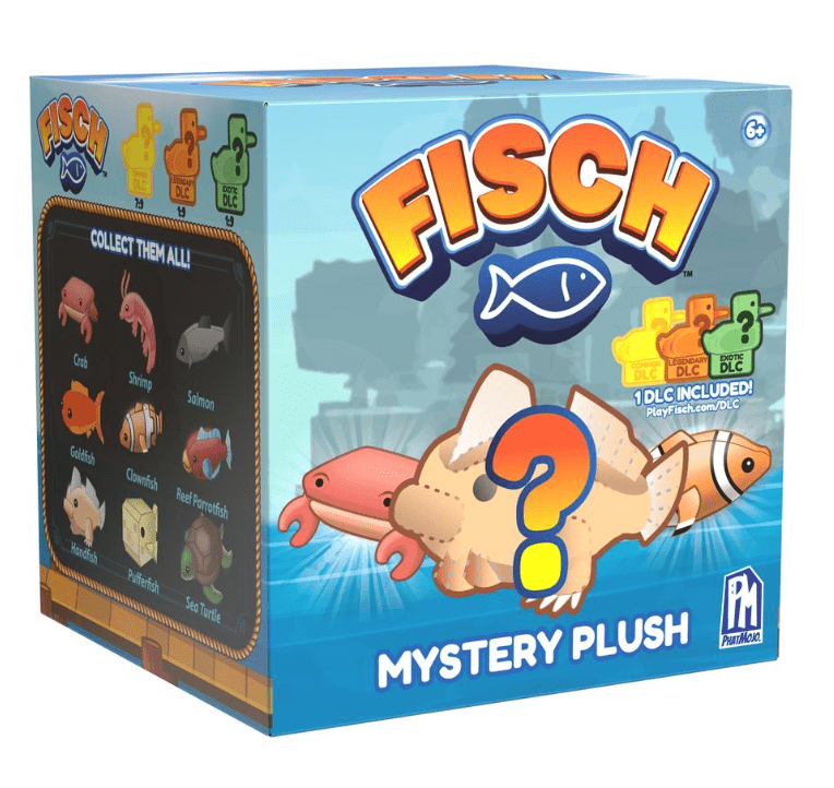 Fisch Collectible Plush 4 - Inches, Series 1 (Style & Color May Vary) - Marah Kids