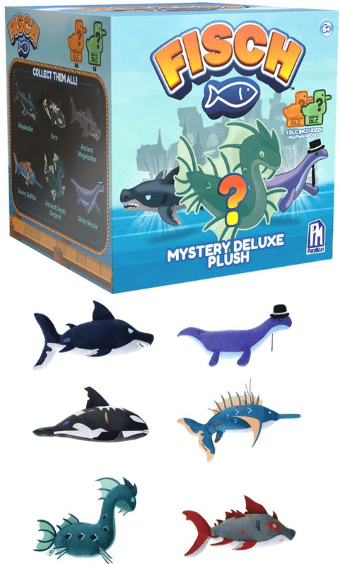 Fisch Mystery Deluxe Plush 8 - Inches, Series 1 (Style & Color May Vary) - Marah Kids