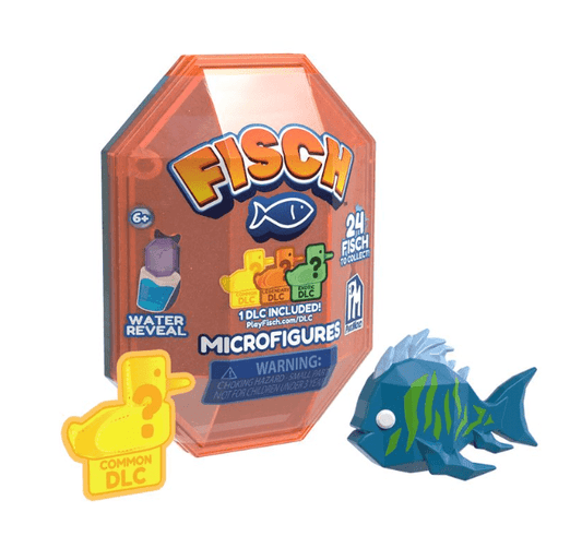 Fisch Collectible Micro - Figure, Assorted 1 Pack (Style & Color May Vary) - Marah Kids