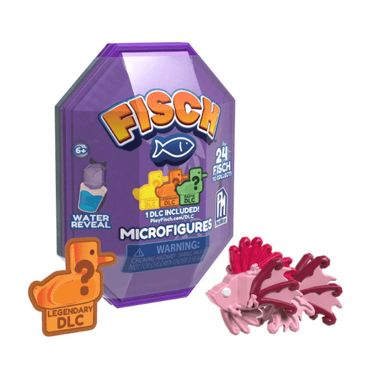 Fisch Collectible Micro - Figure, Assorted 1 Pack (Style & Color May Vary) - Marah Kids