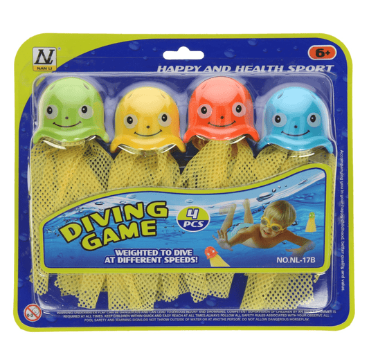 Mondo Diving Jellyfish Toys 4Pcs - Marah Kids