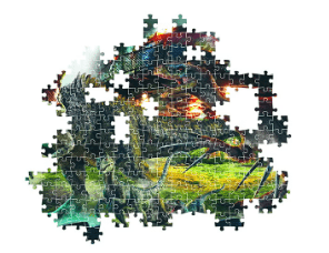 Clementoni Puzzle Hqc Jurassic+Poster 1000Pcs - Marah Kids