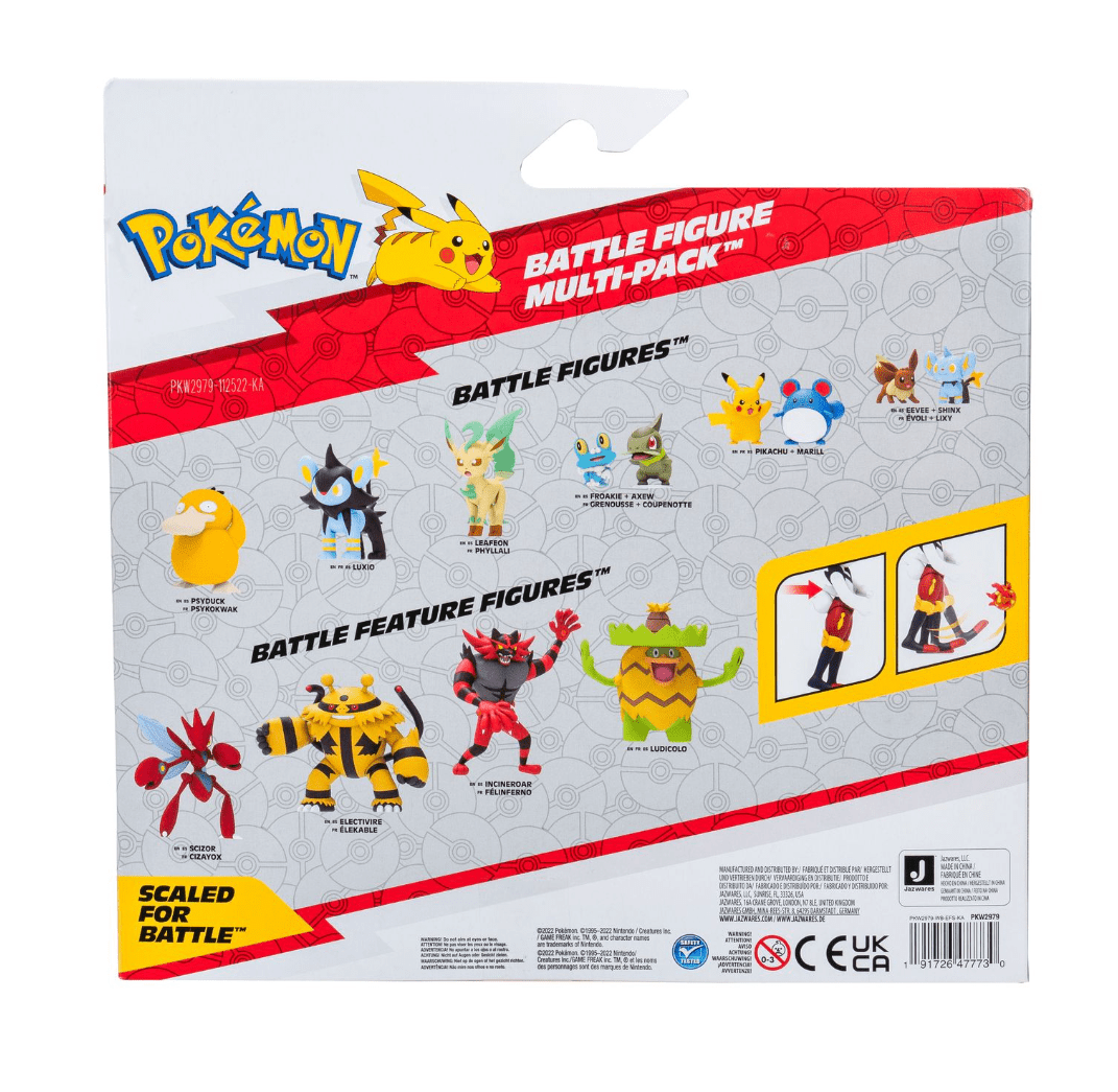 Jaswar - Pokemon Battle Figure Multi 3Pack - Marah Kids
