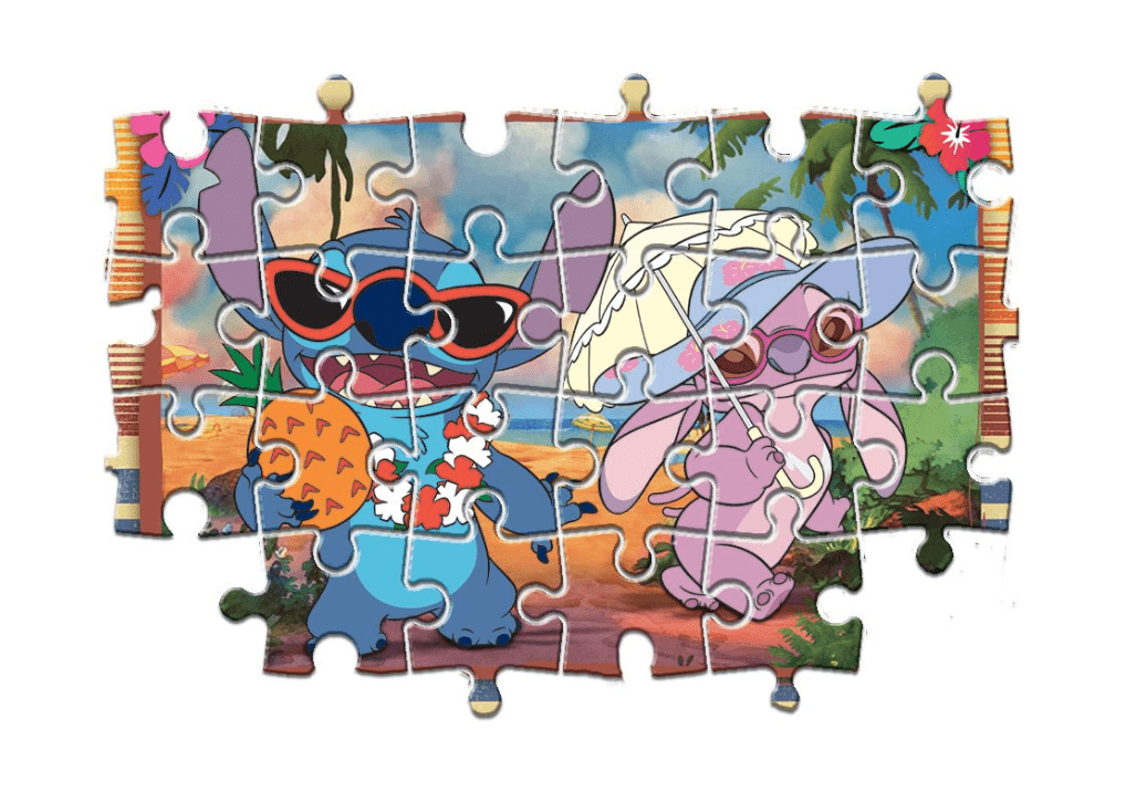 Clementoni Puzzle Stitch Playful 2X60 - pieces - Marah Kids