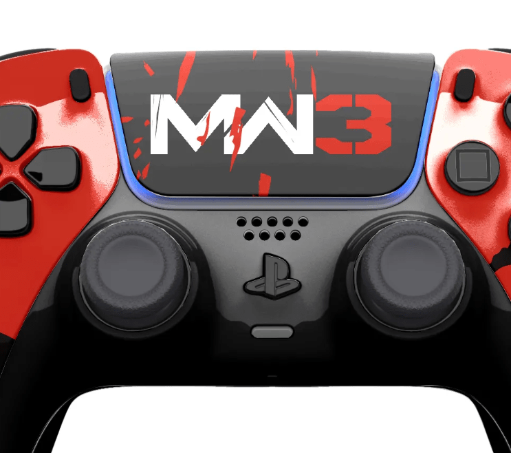 Merlin Craft Customized Sony Dual Sense Gaming Controller For Ps5 & Ps5 Slim - Mw3 Weapon - Marah Kids