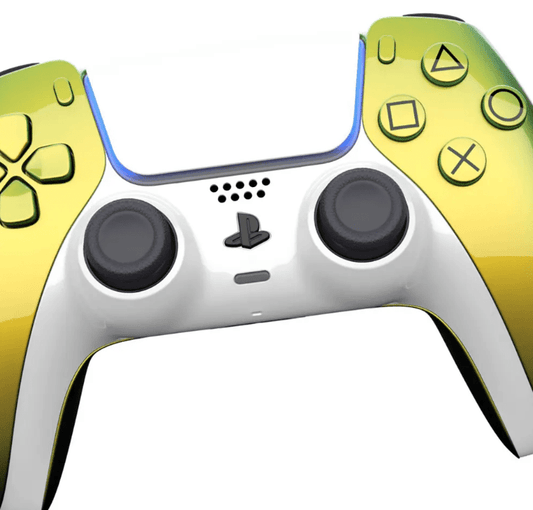 Merlin Craft Customized Sony Dual Sense Gaming Controller For Ps5 & Ps5 Slim - Diamond Northern Lights - Marah Kids