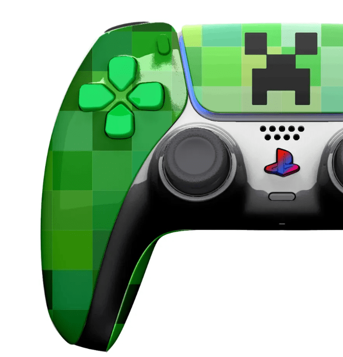 Merlin Craft Customized Sony Dual Sense Gaming Controller For Ps5 & Ps5 Slim - Mine It - Marah Kids