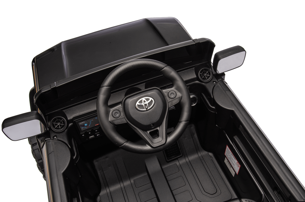 Toyota Prado Children Ride On Car with Remote Control - Black 12V - Marah Kids