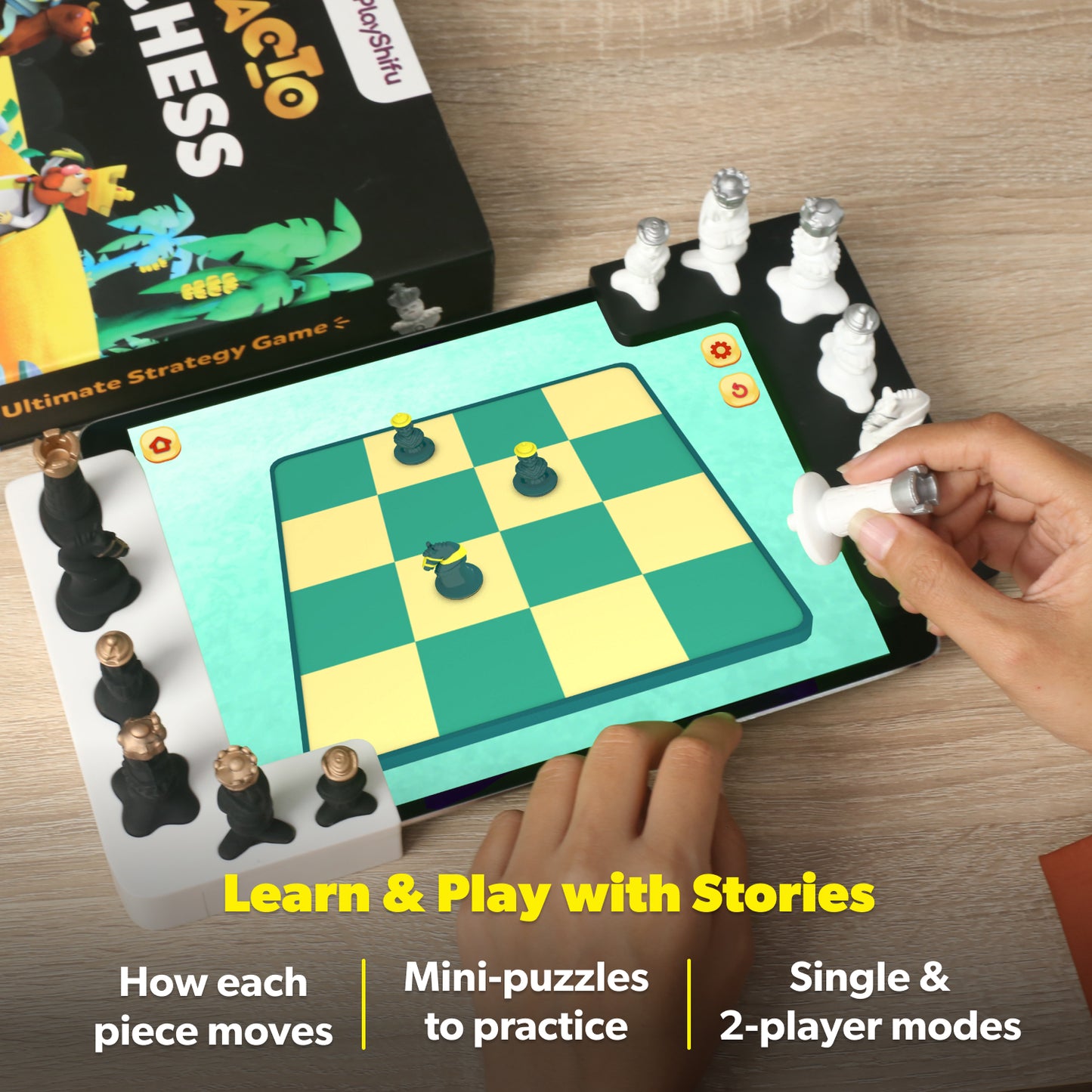 Playshifu Tacto Chess - Marah Kids