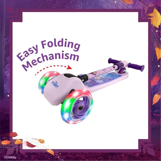 Disney Frozen 3 - Wheel Scooter With Lights (Multiple Light Modes) - Marah Kids