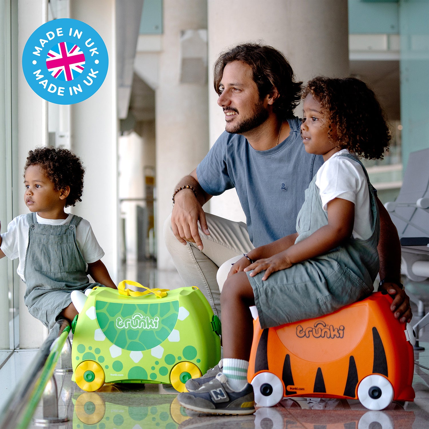 Trunki Ride - On Suitcase - Tipu Tiger: Toddler Travel Toy, Ages 3+ - Marah Kids