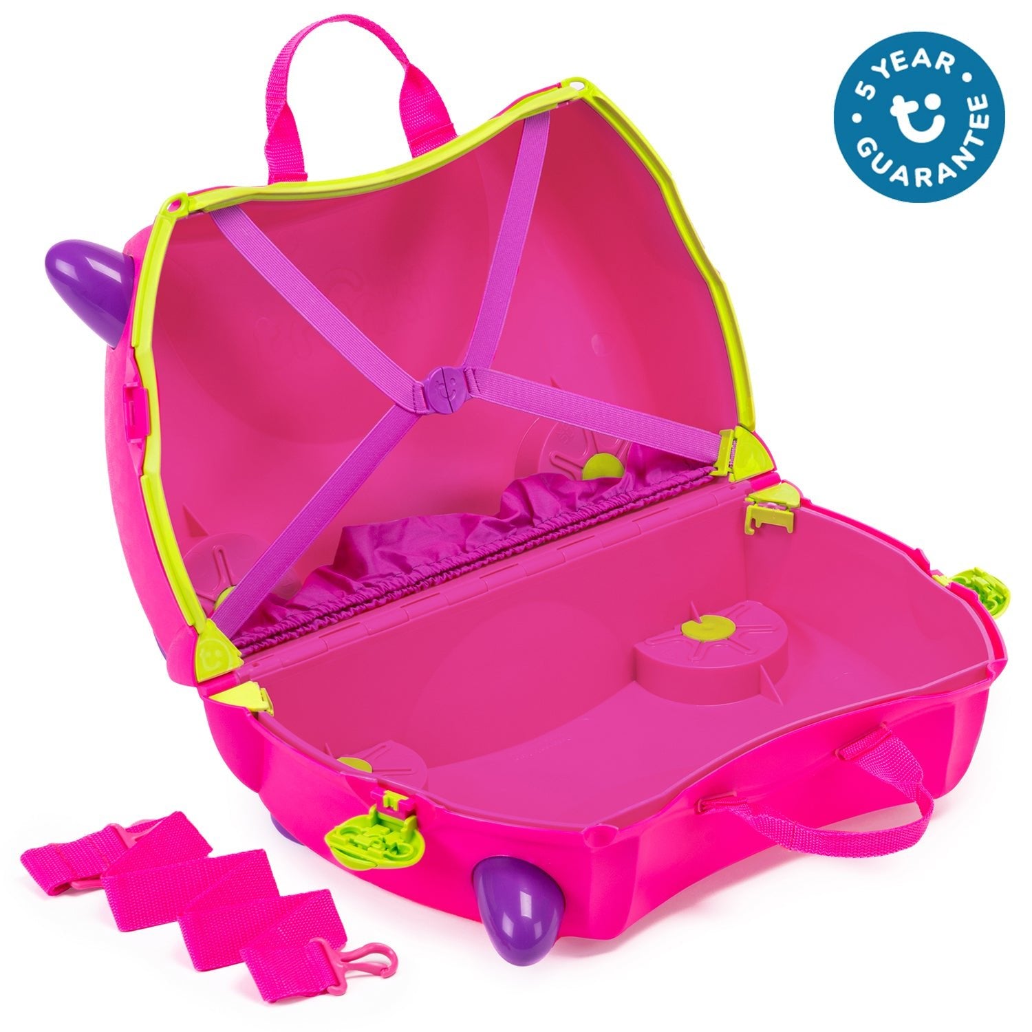 Trunki Ride - On Suitcase for Kids | Pink Trixie, Ideal Gift Age 3 - Marah Kids