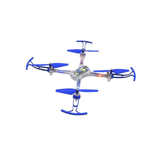 Syma - Revolt - 4 - Channel Auto Hover Rc Stunt Drone - Blue - Marah Kids