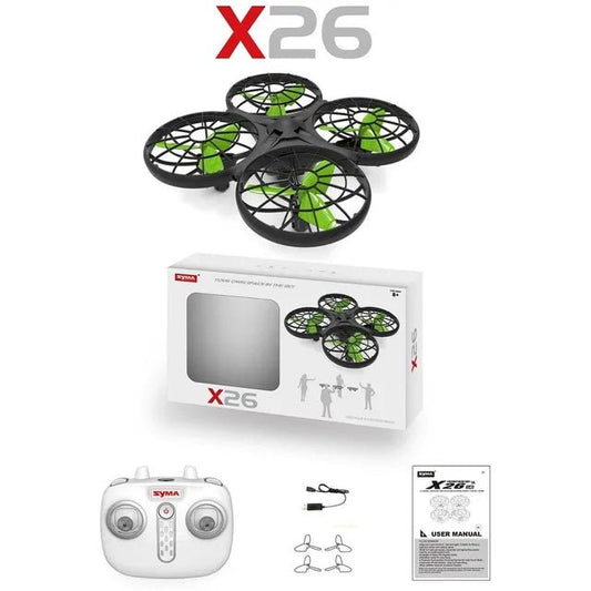 Syma Revolt - 4 - Channel Auto Hover & Auto Obstacle Avoidance Rc Drone - Black - Marah Kids