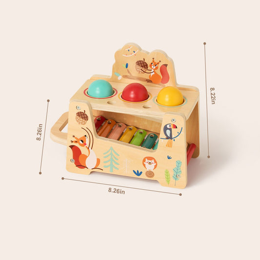 TOOKY TOY Pound & Tap Bench - Marah Kids